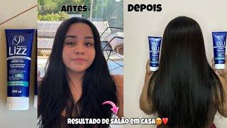 TESTEI O PRODUTO DA PERFECT LIZZ/ RESULTADO DE SALÃO EM CASA