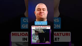 CUM A STRANS GEORGE SIMION MILIOANE DE SEMNATURI #vladmercori #cristiansima #golaniadistrugeromania