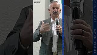 Pro-Trump Republican Sheriff Chad Bianco campaigns for California governor