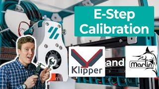 Klipper 3D Printer Extruder Calibration | also Marlin, Direct Drive, and Bowden E-Step Calculation