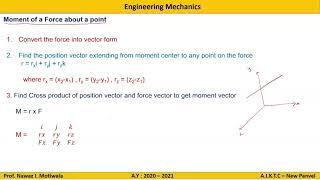 Top125 MCQ's for Engineering Mechanics - Part 4 - Last Minute Revision, Forces in Space