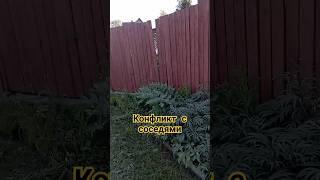 Выкладывают камни на проезжую дорогу, чтобы не гоняли #скандал #соседи #проблемы #ссора #драки
