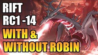 [RC1-RC14] BEST RIFT TEAMS with & without Robin for Molten Akalypton in Epic Seven