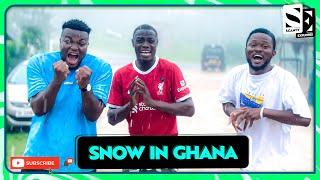 Snow in Ghana? Experiencing Snow for the first time.