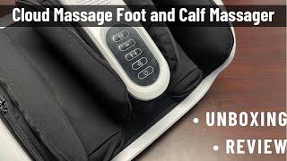 Cloud Massage Foot and Calf massager with Heat Review and Unboxing • Best Foot Massager on Amazon