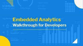 Yellowfin Embedded Analytics Walkthrough for Developers