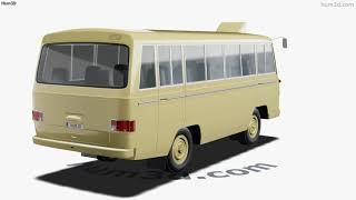 Nissan Echo bus 1969 3D model by 3DModels.org