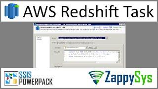 SSIS Amazon Redshift Data Transfer Task - Load Data into Redshift from SQL Server, MySQL, Flat Files