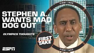 Stephen A. wants Mad Dog THROWN OUT after his Team USA Olympics comments  | First Take