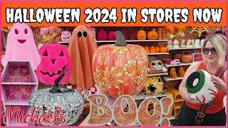 HALLOWEEN 2024 FULLY STOCKED SHELVES at MICHAEL'S STORE WALK THRU - HAPPY HALLOW DECOR #halloween