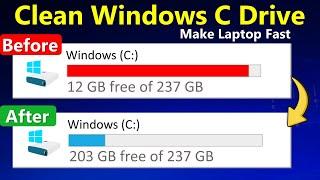 How to Clean C Drive In Windows 10 (Make Your PC Faster)