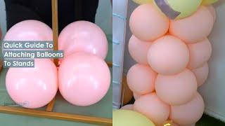 Quick Guide To Attaching Balloons To Stands | DIY | Tableclothsfactory.com