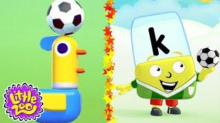  Football Fiasco Fun! | Learn to Count, Read and Kindness | @LittleZooTV
