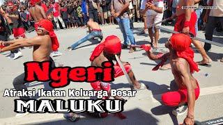 Ngeri...!! Atraksi Ikatan Keluarga Besar Maluku di Wamena, Papua Pegunungan