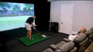 Why buy a luxury golf simulator? | Ken's Story 30" | GOLFZON TESTIMONIALS