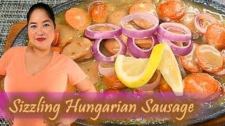 Sizzling Hungarian Sausage #hungarian #sizzling #gravy #delicious