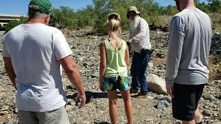 Woody Teaches a Family How to Find and Pan for Gold