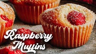 Easy Raspberry Muffins | ASMR Cooking