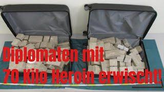 AUF DER A17 IN SACHSEN: Diplomaten mit  70 Kilo Heroin erwischt!