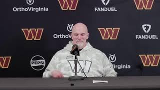 LIVE: HC Dan Quinn Speaks to the Media After the Last Practice of the Week | Washington Commanders