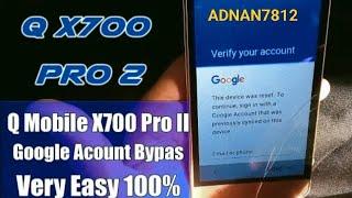 QMobile X700 Pro 2 FRP Bypass Google Account Reset Without PC