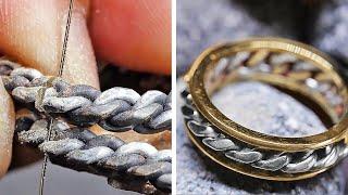 FAIT MAISON anneau pour un homme || Artisanat Incroyable de Bijoux par Cracks du Bois