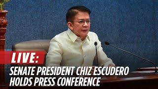 LIVE: Senate President Chiz Escudero holds press briefing | ABS-CBN News