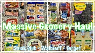 *New* Massive Two Week Grocery Haul/Sams Club, Walmart, and Target / April 2024 / Family of 4