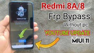 Redmi 8A Frp bypass YouTube update | Redmi 8/8A Google account bypass YouTube update | Redmi 8a frp