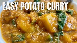 Easy potato curry recipe/ Budget Friendly Recipe/ How to make potato curry/ Vegan Curry