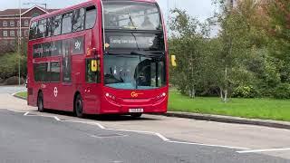 London Buses on routes 5, 238 & 325 at East Ham, Burgess Park 10th October 2024