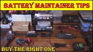 Battery Maintainers - Buying Tips -  Watch Before You Buy The Wrong One - MOTOPOWER MP00205C