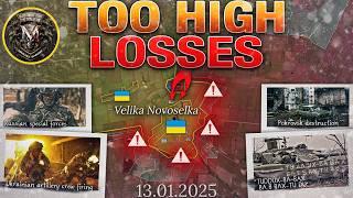 Cold War II ️ Over 1 Million Losses ️ Velyka Novosilka Collapses ️ Military Summary  2025.01.13