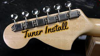 Installing Vintage Kluson Style Tuners