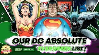 Let's Build our DC Absolute Edition Evergreen List | The 10 DC Absolutes Evergreen List of Comics!