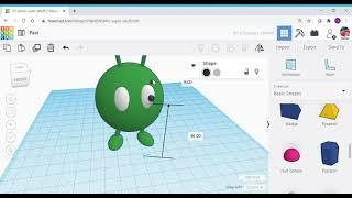 Paxi's Raumanzug entwerfen - Kurzanleitung für Tinkercad 2