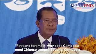 No Chinese troops allowed to be stationed on Cambodia’s soil, says Hun Sen