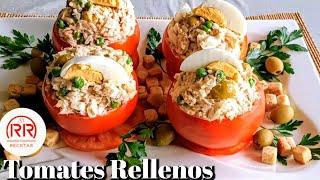 Tomates rellenos DE LA  ABUELA |Sin horno| fríos|Comida saludable|