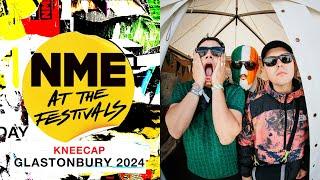 Kneecap at Glastonbury 2024 on their love of Fontaines D.C., Lewis Capaldi and Paul Mescal