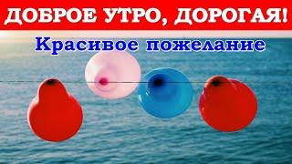 Доброе утро, дорогая! Красивое пожелание С добрым утром девушке, женщине, подруге, маме