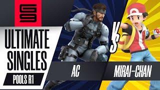 AC (Snake) vs mirai-chan (Pokemon Trainer) - Ultimate Singles Pools Winners QF  - Genesis 9