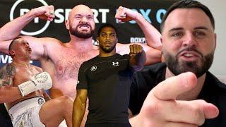 SAM JONES REACTS TO TYSON FURY SAYING HE'LL 'CRIPPLE' OLEKSANDR USYK TO THE BODY, JOSHUA RETIREMENT