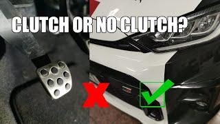 Sequential gearbox in a street car! CLUTCH or NO CLUTCH??