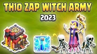 TH10 Zap Witch Attack Strategy 2023 | Easy & Powerful Town Hall 10 Strategy in Clash of Clans (COC)