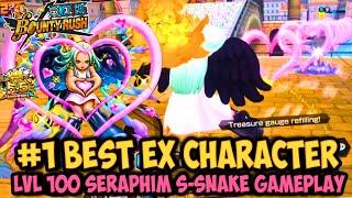 LVL 100 NEW Extreme Seraphim S-Snake Gameplay - #1 Best EX Character in One Piece Bounty Rush (OPBR)