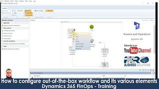 How to configure out-of-the-box workflows in Dynamics 365 Finance and Operations