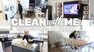 Clean With Me before Decorating for Christmas | House Cleaning | 2024