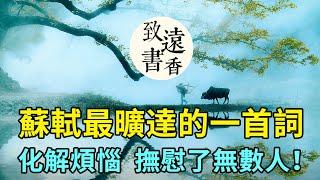 當心煩意亂時，讀讀蘇軾這首《定風波》，化解煩惱、心静如水，撫慰了無數人！-致遠書香