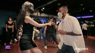 4K UHD 2022 Cornel and Rithika Bachata Festival  l Cornel and Rithika with Bachata social dance