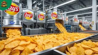 How Millions of Lay's Chips are Made In Factory With Modern Food Processing Technology